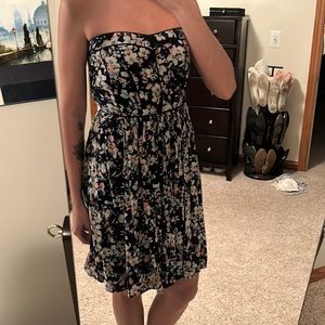 New York & Company (Eva Mendez) Strapless Floral Dress